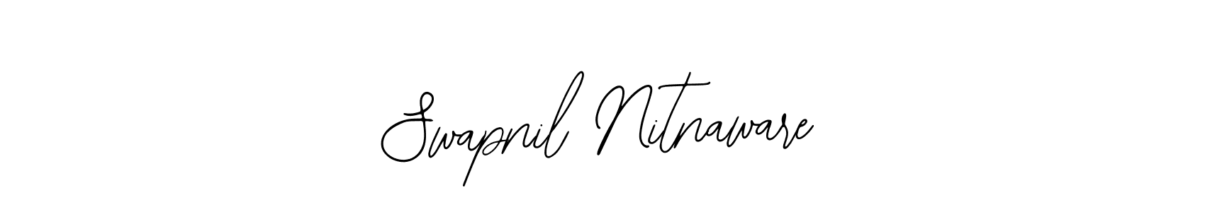This is the best signature style for the Swapnil Nitnaware name. Also you like these signature font (Bearetta-2O07w). Mix name signature. Swapnil Nitnaware signature style 12 images and pictures png