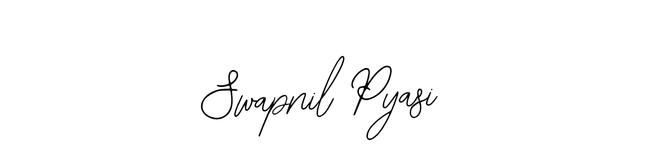 How to Draw Swapnil Pyasi signature style? Bearetta-2O07w is a latest design signature styles for name Swapnil Pyasi. Swapnil Pyasi signature style 12 images and pictures png