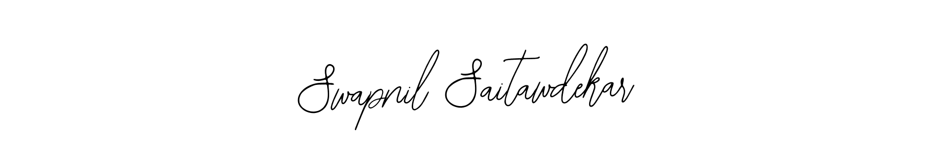 The best way (Bearetta-2O07w) to make a short signature is to pick only two or three words in your name. The name Swapnil Saitawdekar include a total of six letters. For converting this name. Swapnil Saitawdekar signature style 12 images and pictures png