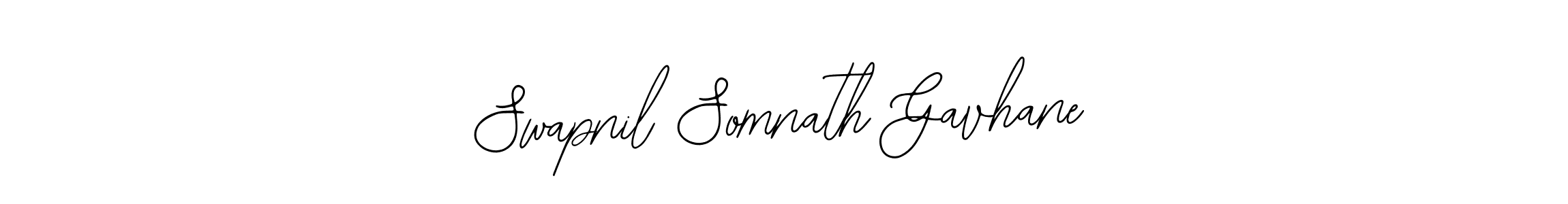 Design your own signature with our free online signature maker. With this signature software, you can create a handwritten (Bearetta-2O07w) signature for name Swapnil Somnath Gavhane. Swapnil Somnath Gavhane signature style 12 images and pictures png