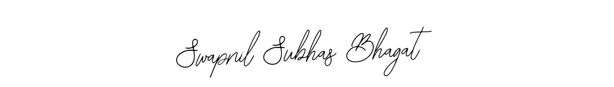 Create a beautiful signature design for name Swapnil Subhas Bhagat. With this signature (Bearetta-2O07w) fonts, you can make a handwritten signature for free. Swapnil Subhas Bhagat signature style 12 images and pictures png