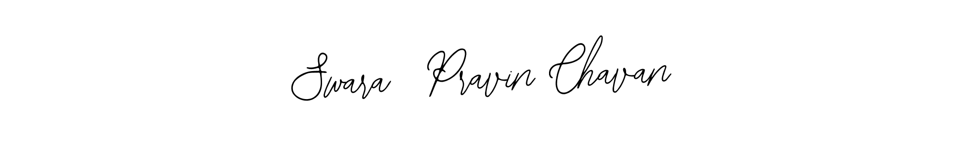 Similarly Bearetta-2O07w is the best handwritten signature design. Signature creator online .You can use it as an online autograph creator for name Swara  Pravin Chavan. Swara  Pravin Chavan signature style 12 images and pictures png