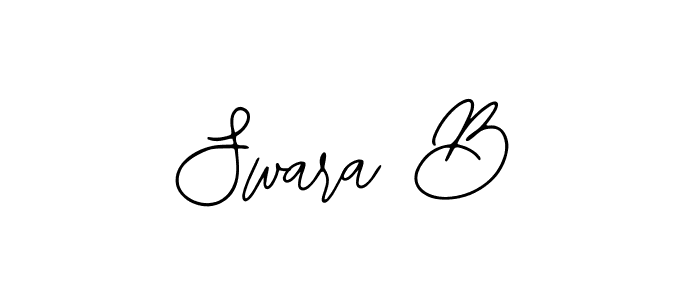 Create a beautiful signature design for name Swara B. With this signature (Bearetta-2O07w) fonts, you can make a handwritten signature for free. Swara B signature style 12 images and pictures png