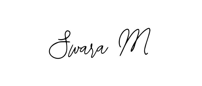 How to make Swara M signature? Bearetta-2O07w is a professional autograph style. Create handwritten signature for Swara M name. Swara M signature style 12 images and pictures png