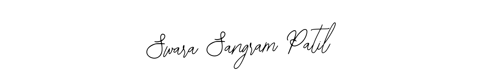 Also we have Swara Sangram Patil name is the best signature style. Create professional handwritten signature collection using Bearetta-2O07w autograph style. Swara Sangram Patil signature style 12 images and pictures png