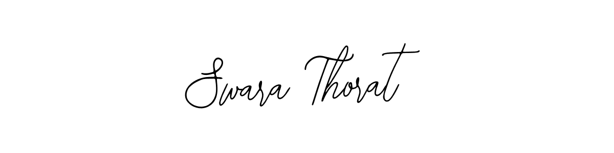 Create a beautiful signature design for name Swara Thorat. With this signature (Bearetta-2O07w) fonts, you can make a handwritten signature for free. Swara Thorat signature style 12 images and pictures png
