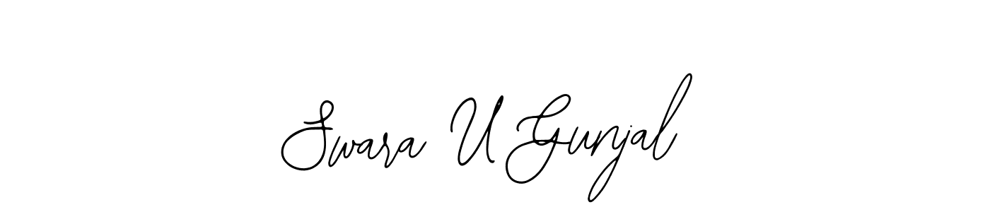 Swara U Gunjal stylish signature style. Best Handwritten Sign (Bearetta-2O07w) for my name. Handwritten Signature Collection Ideas for my name Swara U Gunjal. Swara U Gunjal signature style 12 images and pictures png