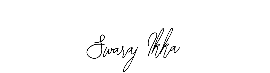 Swaraj Ikka stylish signature style. Best Handwritten Sign (Bearetta-2O07w) for my name. Handwritten Signature Collection Ideas for my name Swaraj Ikka. Swaraj Ikka signature style 12 images and pictures png