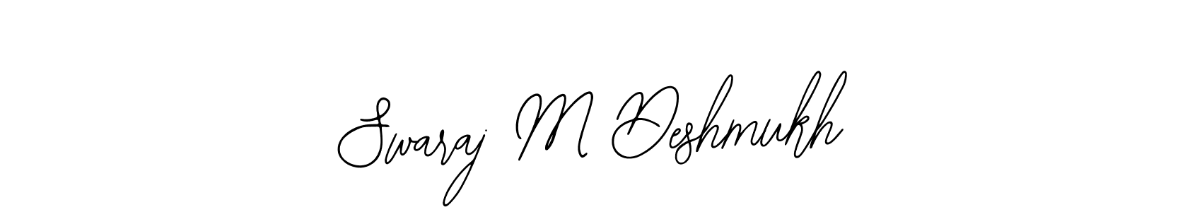 Also You can easily find your signature by using the search form. We will create Swaraj M Deshmukh name handwritten signature images for you free of cost using Bearetta-2O07w sign style. Swaraj M Deshmukh signature style 12 images and pictures png