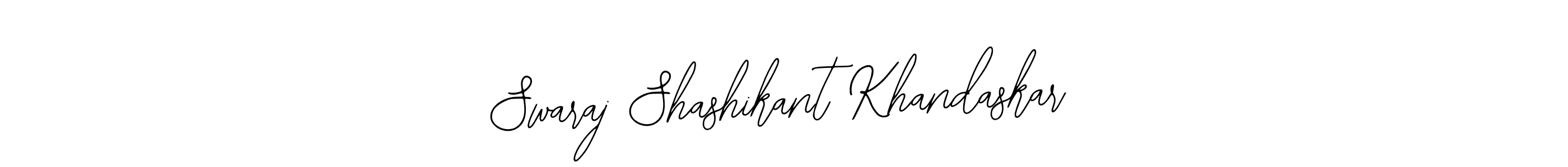 if you are searching for the best signature style for your name Swaraj Shashikant Khandaskar. so please give up your signature search. here we have designed multiple signature styles  using Bearetta-2O07w. Swaraj Shashikant Khandaskar signature style 12 images and pictures png