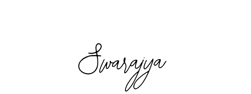 You should practise on your own different ways (Bearetta-2O07w) to write your name (Swarajya) in signature. don't let someone else do it for you. Swarajya signature style 12 images and pictures png
