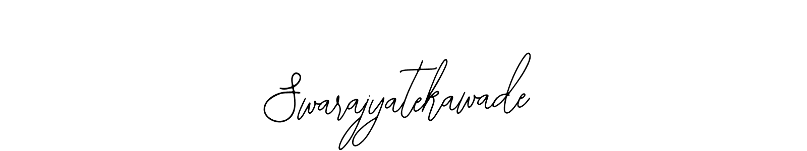 How to make Swarajyatekawade signature? Bearetta-2O07w is a professional autograph style. Create handwritten signature for Swarajyatekawade name. Swarajyatekawade signature style 12 images and pictures png