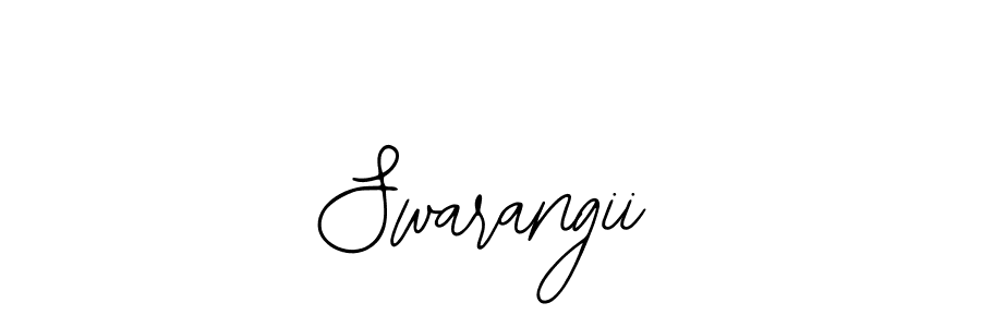 How to make Swarangii name signature. Use Bearetta-2O07w style for creating short signs online. This is the latest handwritten sign. Swarangii signature style 12 images and pictures png