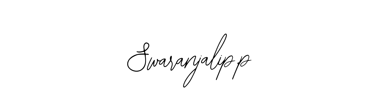 if you are searching for the best signature style for your name Swaranjalip.p. so please give up your signature search. here we have designed multiple signature styles  using Bearetta-2O07w. Swaranjalip.p signature style 12 images and pictures png