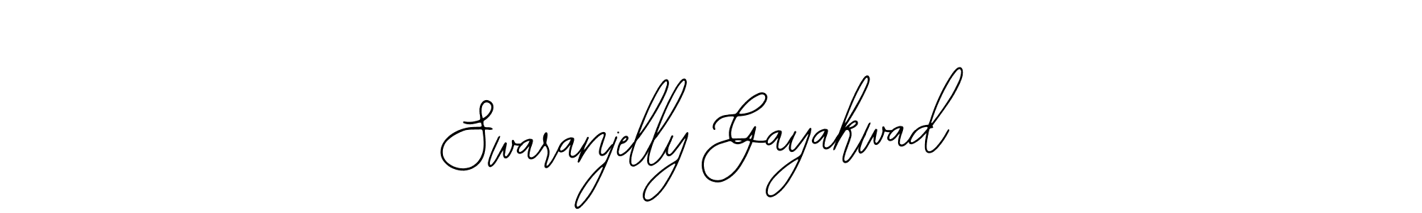 if you are searching for the best signature style for your name Swaranjelly Gayakwad. so please give up your signature search. here we have designed multiple signature styles  using Bearetta-2O07w. Swaranjelly Gayakwad signature style 12 images and pictures png