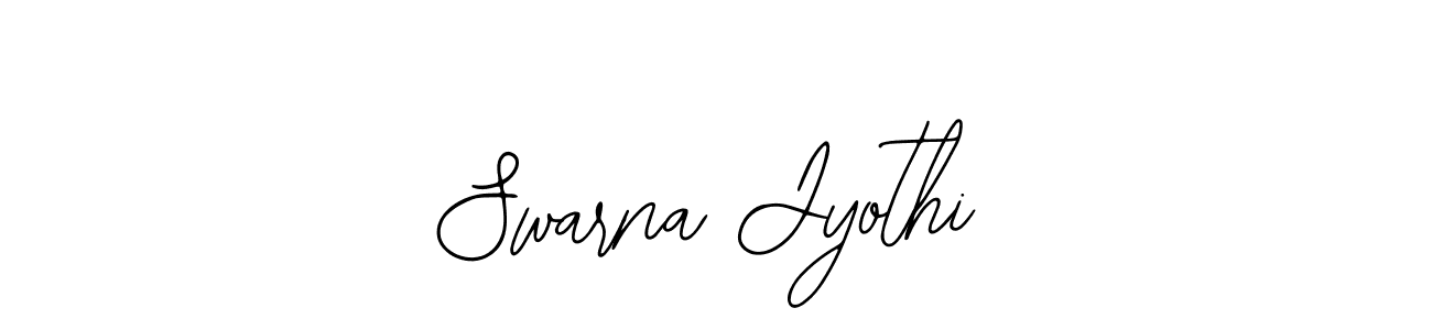 if you are searching for the best signature style for your name Swarna Jyothi. so please give up your signature search. here we have designed multiple signature styles  using Bearetta-2O07w. Swarna Jyothi signature style 12 images and pictures png