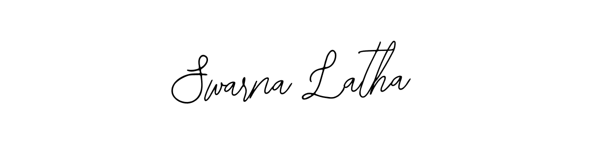 You should practise on your own different ways (Bearetta-2O07w) to write your name (Swarna Latha) in signature. don't let someone else do it for you. Swarna Latha signature style 12 images and pictures png