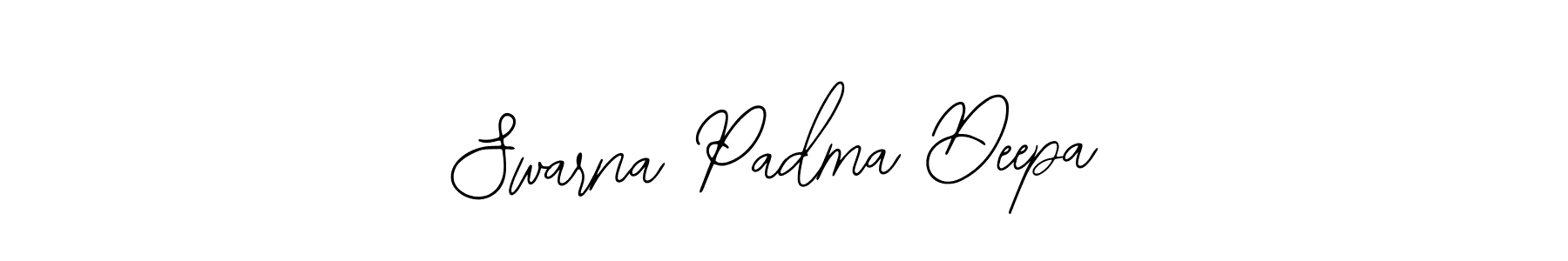 Create a beautiful signature design for name Swarna Padma Deepa. With this signature (Bearetta-2O07w) fonts, you can make a handwritten signature for free. Swarna Padma Deepa signature style 12 images and pictures png