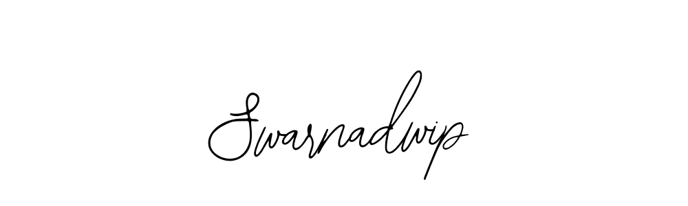 The best way (Bearetta-2O07w) to make a short signature is to pick only two or three words in your name. The name Swarnadwip include a total of six letters. For converting this name. Swarnadwip signature style 12 images and pictures png