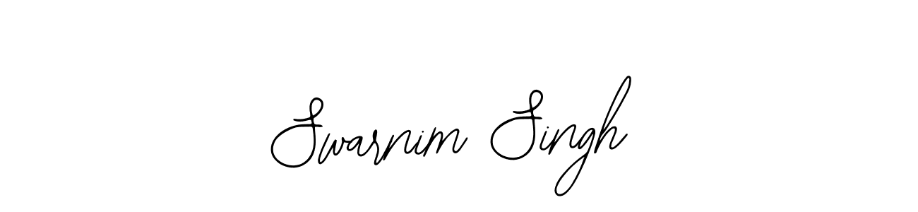 Use a signature maker to create a handwritten signature online. With this signature software, you can design (Bearetta-2O07w) your own signature for name Swarnim Singh. Swarnim Singh signature style 12 images and pictures png