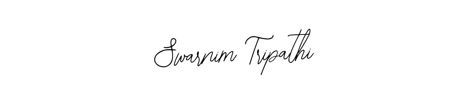 Make a beautiful signature design for name Swarnim Tripathi. With this signature (Bearetta-2O07w) style, you can create a handwritten signature for free. Swarnim Tripathi signature style 12 images and pictures png