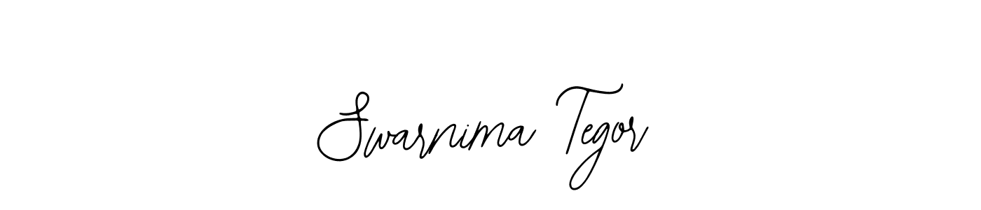 Bearetta-2O07w is a professional signature style that is perfect for those who want to add a touch of class to their signature. It is also a great choice for those who want to make their signature more unique. Get Swarnima Tegor name to fancy signature for free. Swarnima Tegor signature style 12 images and pictures png