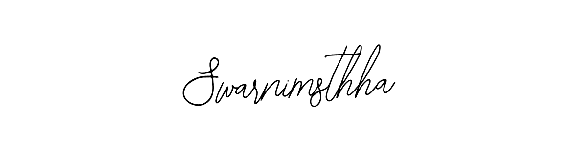 Make a beautiful signature design for name Swarnimsthha. With this signature (Bearetta-2O07w) style, you can create a handwritten signature for free. Swarnimsthha signature style 12 images and pictures png