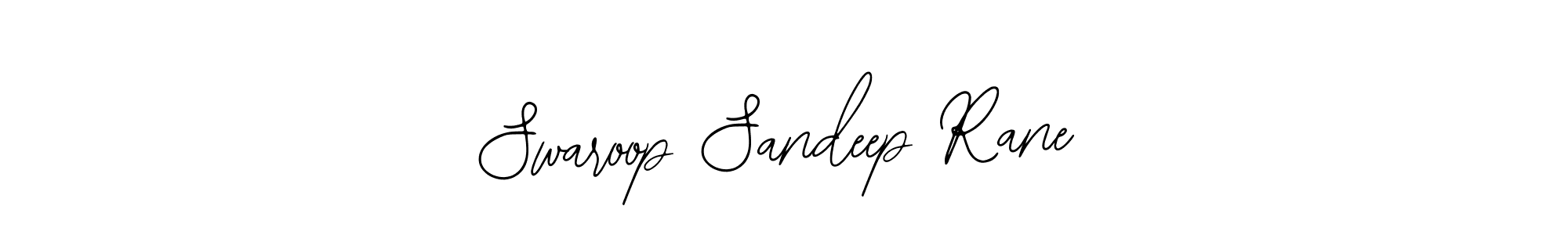 You should practise on your own different ways (Bearetta-2O07w) to write your name (Swaroop Sandeep Rane) in signature. don't let someone else do it for you. Swaroop Sandeep Rane signature style 12 images and pictures png
