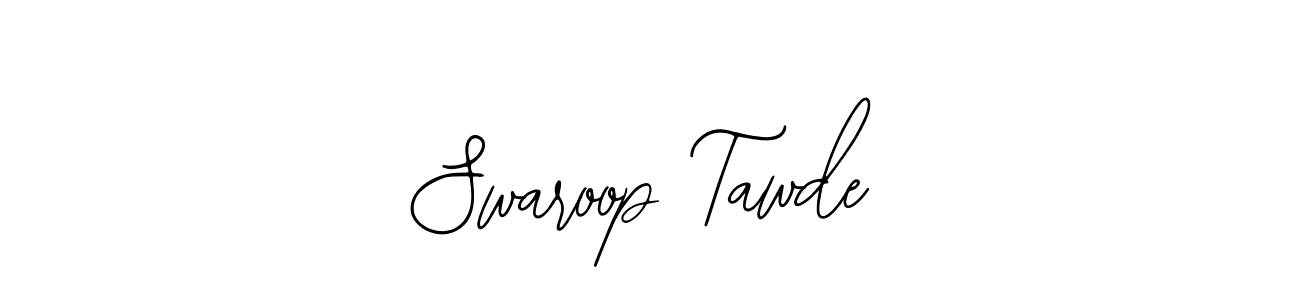 Use a signature maker to create a handwritten signature online. With this signature software, you can design (Bearetta-2O07w) your own signature for name Swaroop Tawde. Swaroop Tawde signature style 12 images and pictures png