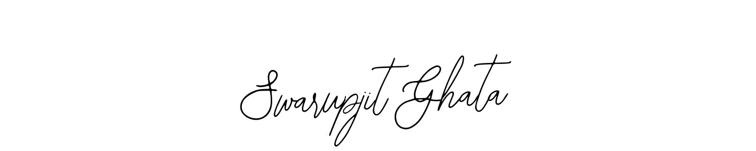 You should practise on your own different ways (Bearetta-2O07w) to write your name (Swarupjit Ghata) in signature. don't let someone else do it for you. Swarupjit Ghata signature style 12 images and pictures png