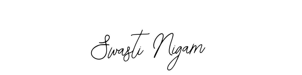Make a beautiful signature design for name Swasti Nigam. With this signature (Bearetta-2O07w) style, you can create a handwritten signature for free. Swasti Nigam signature style 12 images and pictures png
