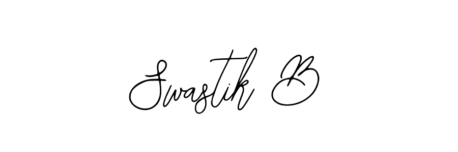Similarly Bearetta-2O07w is the best handwritten signature design. Signature creator online .You can use it as an online autograph creator for name Swastik B. Swastik B signature style 12 images and pictures png