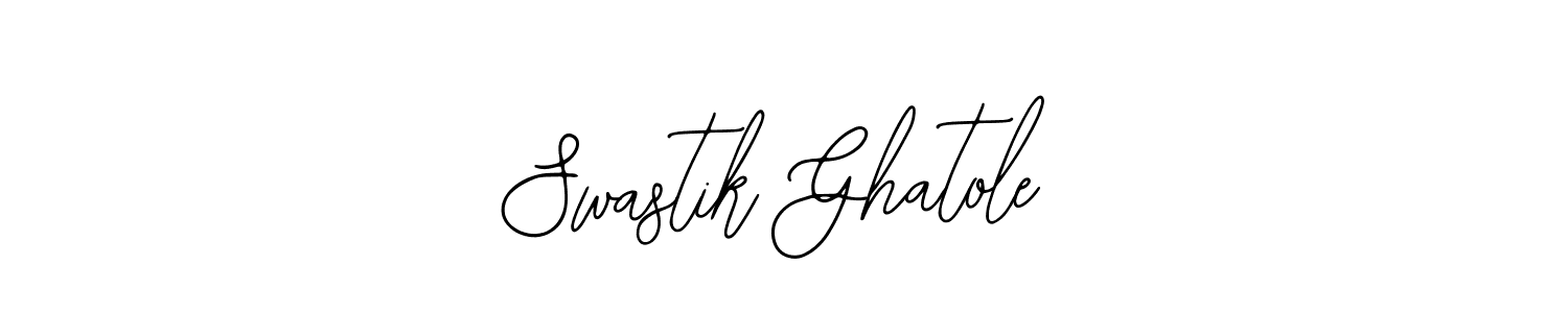Design your own signature with our free online signature maker. With this signature software, you can create a handwritten (Bearetta-2O07w) signature for name Swastik Ghatole. Swastik Ghatole signature style 12 images and pictures png