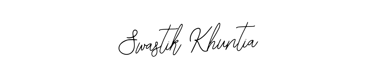How to make Swastik Khuntia signature? Bearetta-2O07w is a professional autograph style. Create handwritten signature for Swastik Khuntia name. Swastik Khuntia signature style 12 images and pictures png