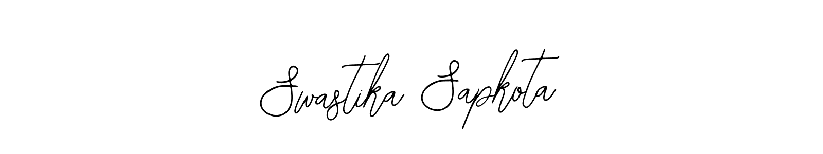 The best way (Bearetta-2O07w) to make a short signature is to pick only two or three words in your name. The name Swastika Sapkota include a total of six letters. For converting this name. Swastika Sapkota signature style 12 images and pictures png