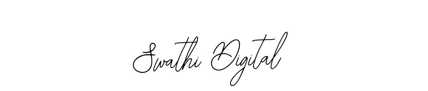 Also we have Swathi Digital name is the best signature style. Create professional handwritten signature collection using Bearetta-2O07w autograph style. Swathi Digital signature style 12 images and pictures png