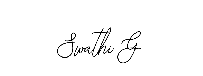 Swathi G stylish signature style. Best Handwritten Sign (Bearetta-2O07w) for my name. Handwritten Signature Collection Ideas for my name Swathi G. Swathi G signature style 12 images and pictures png