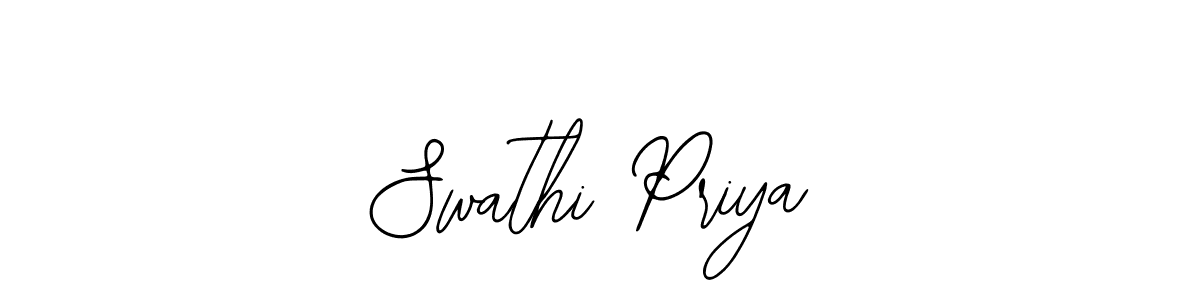 if you are searching for the best signature style for your name Swathi Priya. so please give up your signature search. here we have designed multiple signature styles  using Bearetta-2O07w. Swathi Priya signature style 12 images and pictures png