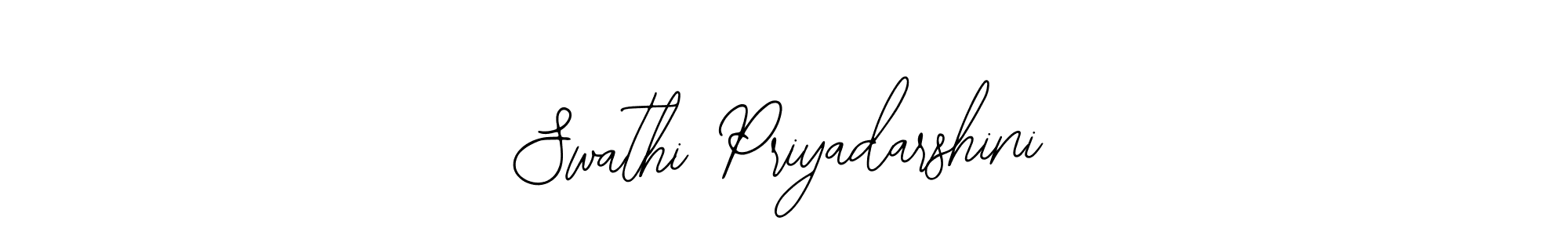 The best way (Bearetta-2O07w) to make a short signature is to pick only two or three words in your name. The name Swathi Priyadarshini include a total of six letters. For converting this name. Swathi Priyadarshini signature style 12 images and pictures png