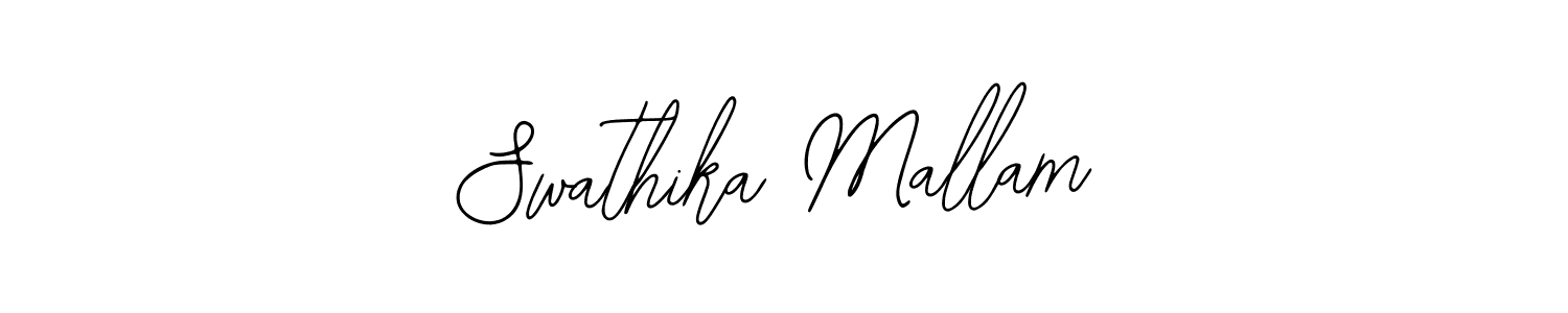 Make a beautiful signature design for name Swathika Mallam. Use this online signature maker to create a handwritten signature for free. Swathika Mallam signature style 12 images and pictures png