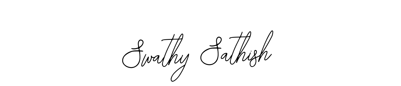 Make a short Swathy Sathish signature style. Manage your documents anywhere anytime using Bearetta-2O07w. Create and add eSignatures, submit forms, share and send files easily. Swathy Sathish signature style 12 images and pictures png