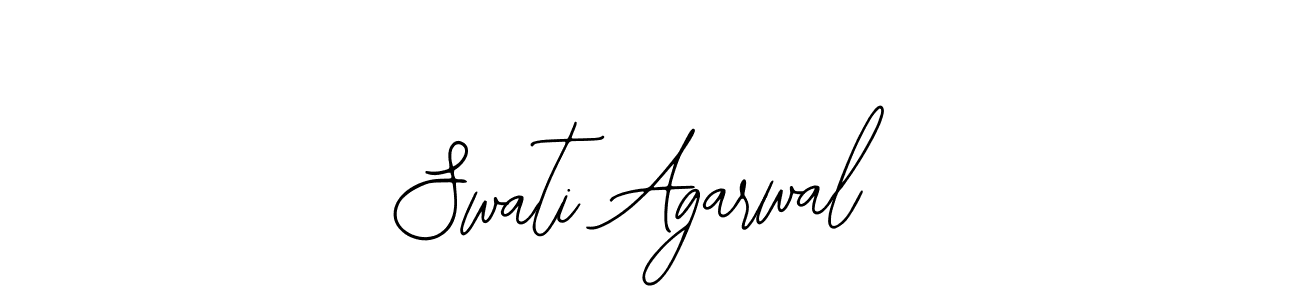 The best way (Bearetta-2O07w) to make a short signature is to pick only two or three words in your name. The name Swati Agarwal include a total of six letters. For converting this name. Swati Agarwal signature style 12 images and pictures png