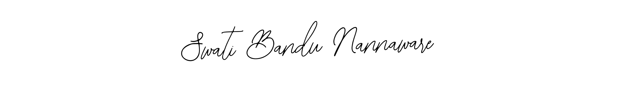 Here are the top 10 professional signature styles for the name Swati Bandu Nannaware. These are the best autograph styles you can use for your name. Swati Bandu Nannaware signature style 12 images and pictures png