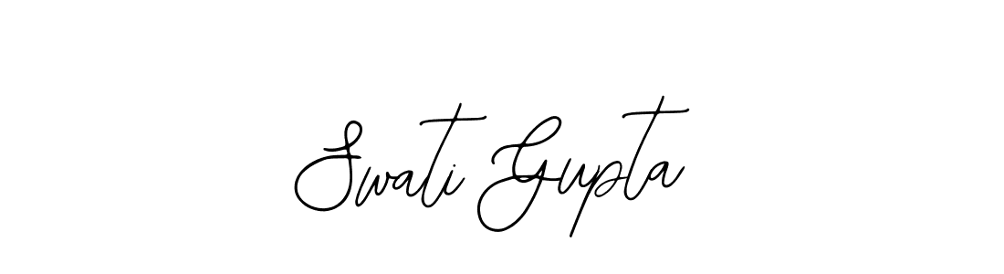 You should practise on your own different ways (Bearetta-2O07w) to write your name (Swati Gupta) in signature. don't let someone else do it for you. Swati Gupta signature style 12 images and pictures png