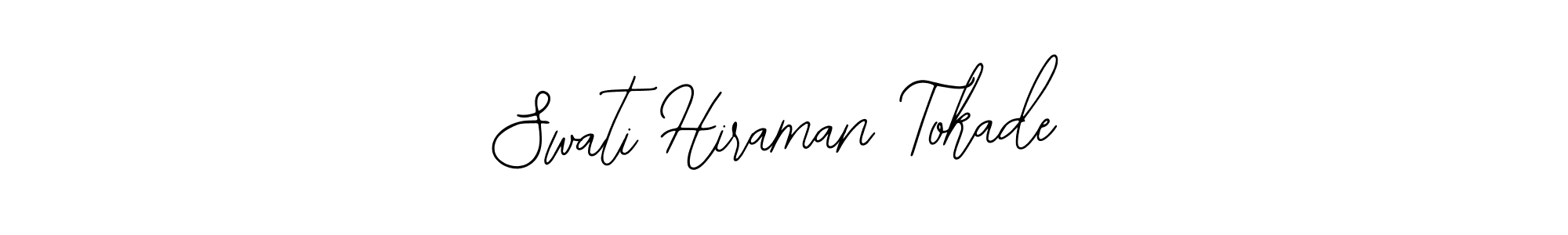 if you are searching for the best signature style for your name Swati Hiraman Tokade. so please give up your signature search. here we have designed multiple signature styles  using Bearetta-2O07w. Swati Hiraman Tokade signature style 12 images and pictures png