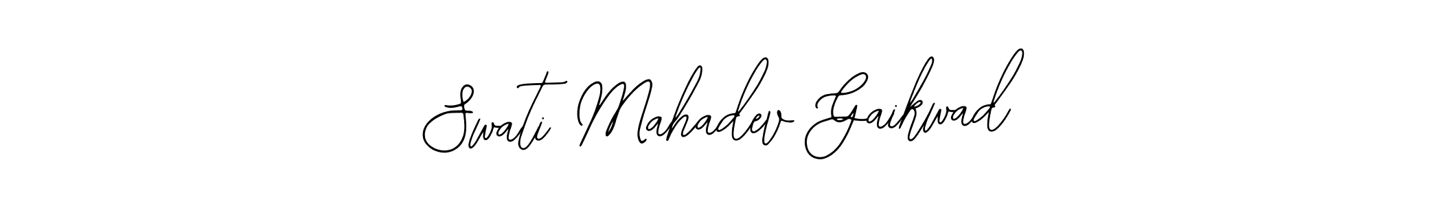 Also You can easily find your signature by using the search form. We will create Swati Mahadev Gaikwad name handwritten signature images for you free of cost using Bearetta-2O07w sign style. Swati Mahadev Gaikwad signature style 12 images and pictures png