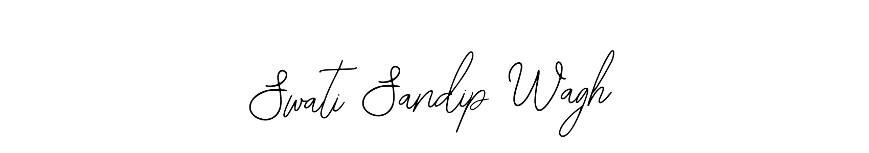 Create a beautiful signature design for name Swati Sandip Wagh. With this signature (Bearetta-2O07w) fonts, you can make a handwritten signature for free. Swati Sandip Wagh signature style 12 images and pictures png