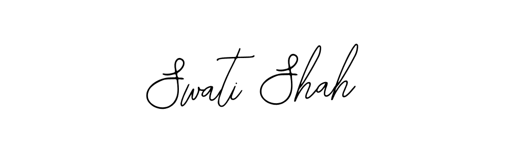 Swati Shah stylish signature style. Best Handwritten Sign (Bearetta-2O07w) for my name. Handwritten Signature Collection Ideas for my name Swati Shah. Swati Shah signature style 12 images and pictures png