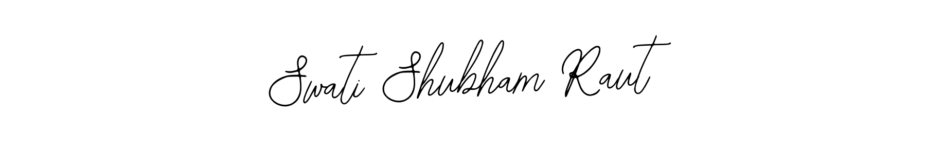 if you are searching for the best signature style for your name Swati Shubham Raut. so please give up your signature search. here we have designed multiple signature styles  using Bearetta-2O07w. Swati Shubham Raut signature style 12 images and pictures png