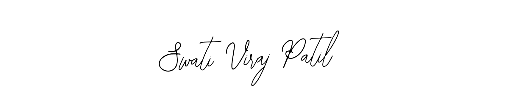 How to make Swati Viraj Patil name signature. Use Bearetta-2O07w style for creating short signs online. This is the latest handwritten sign. Swati Viraj Patil signature style 12 images and pictures png